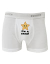 Cute Starfish - I am a Star Boxer Briefs by TooLoud-Boxer Briefs-TooLoud-White-Small-Davson Sales