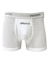 #Merica Boxer Briefs-Boxer Briefs-TooLoud-White-Small-Davson Sales