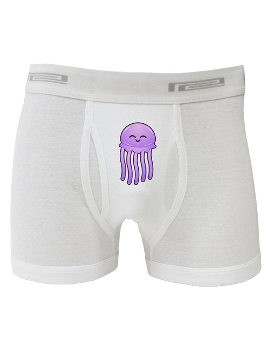 Cute Jellyfish Boxer Briefs by TooLoud-Boxer Briefs-TooLoud-White-Small-Davson Sales