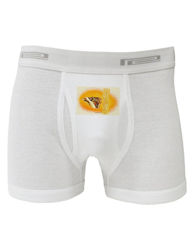 Watercolor Owl Moth Boxer Briefs-Boxer Briefs-TooLoud-White-Small-Davson Sales