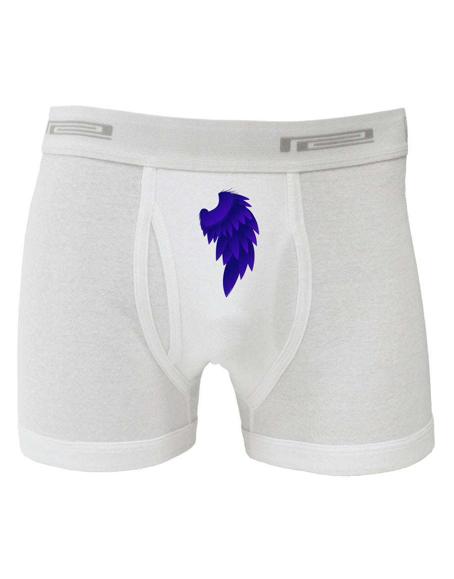 Single Right Dark Angel Wing Design - Couples Boxer Briefs-Boxer Briefs-TooLoud-White-Small-Davson Sales