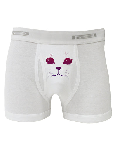 Heart Kitten Boxer Briefs by-Boxer Briefs-TooLoud-White-Small-Davson Sales