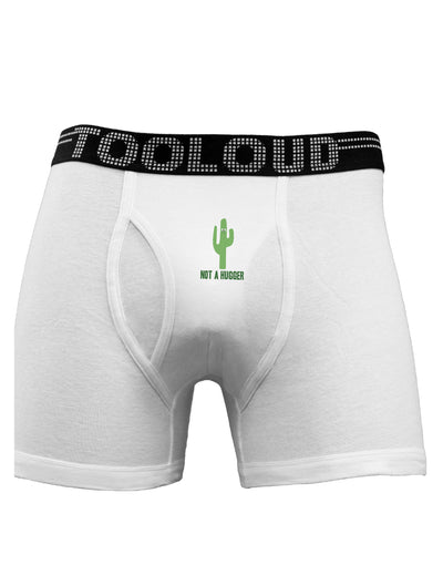 TooLoud Not a Hugger Boxer Briefs-Boxer Briefs-TooLoud-White-Small-Davson Sales