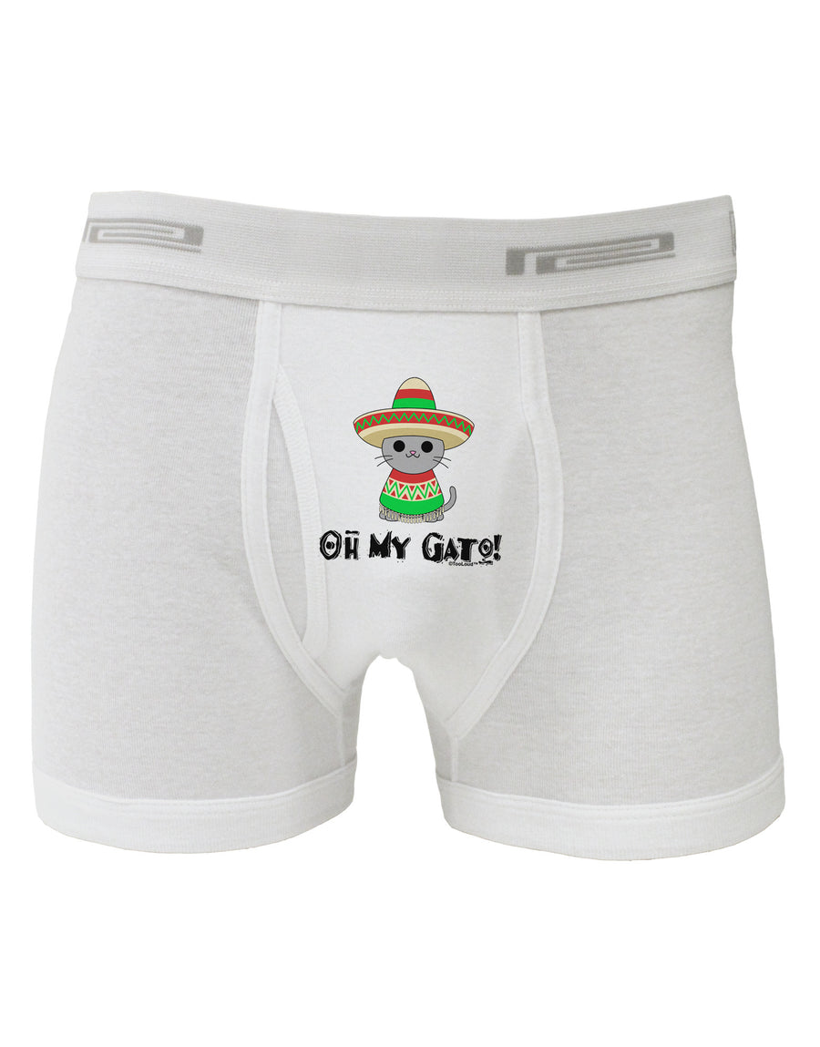 Oh My Gato - Cinco De Mayo Boxer Briefs-Boxer Briefs-TooLoud-White-Small-Davson Sales