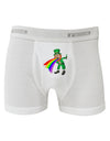 Puking Rainbow Leprechaun Boxer Briefs-Boxer Briefs-TooLoud-White-Small-Davson Sales