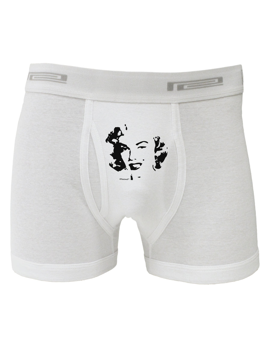 Marilyn Monroe Cutout Design Boxer Briefs by TooLoud-Boxer Briefs-TooLoud-White-Small-Davson Sales