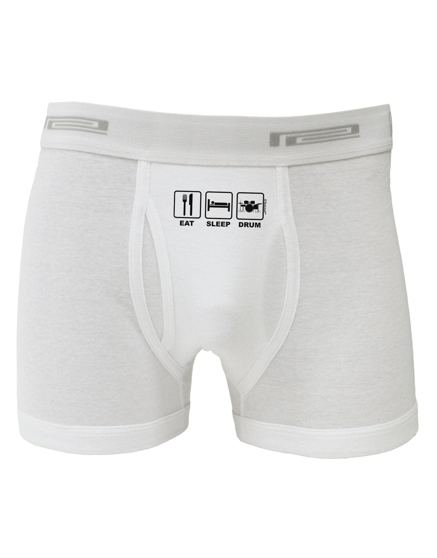 Eat Sleep Drum Design Boxer Briefs by TooLoud-Boxer Briefs-TooLoud-White-Small-Davson Sales