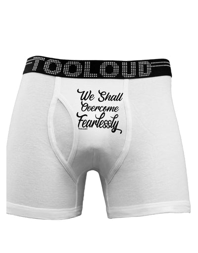 We shall Overcome Fearlessly Boxer Briefs-Boxer Briefs-TooLoud-White-Small-Davson Sales