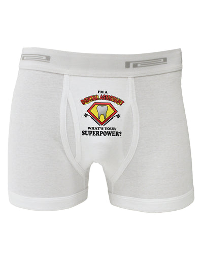 Dental Assistant - Superpower Boxer Briefs-Boxer Briefs-TooLoud-White-Small-Davson Sales