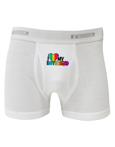 I Heart My Boyfriend - Rainbow Boxer Briefs-Boxer Briefs-TooLoud-White-Small-Davson Sales