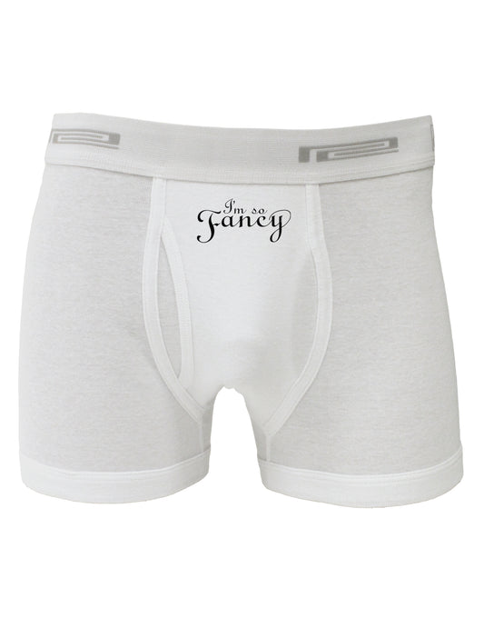 I'm So Fancy Text Boxer Briefs-Boxer Briefs-TooLoud-White-Small-Davson Sales