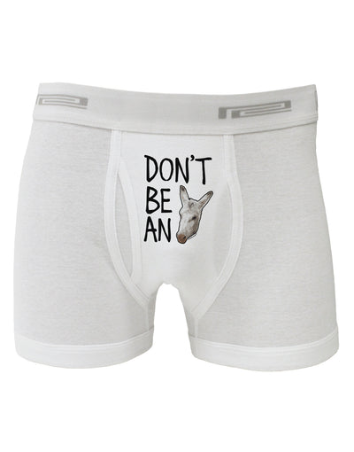 Don't Be An Ass Boxer Briefs-Boxer Briefs-TooLoud-White-Small-Davson Sales