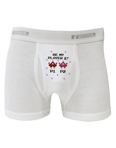 Be My Player 2 Boxer Briefs-Boxer Briefs-TooLoud-White-Small-Davson Sales