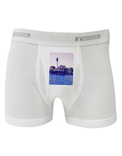 Watercolor Lighthouse 2 Boxer Briefs-Boxer Briefs-TooLoud-White-Small-Davson Sales