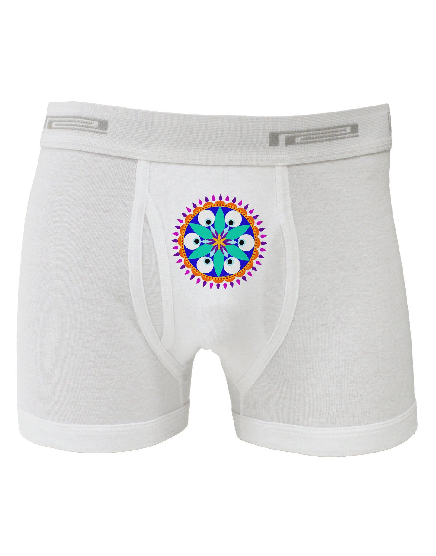 Evil Eye Protection Mandala Boxer Briefs by-Boxer Briefs-TooLoud-White-Small-Davson Sales
