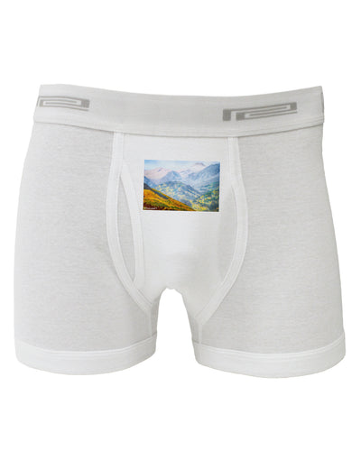 Colorado Fog Mountains Boxer Briefs-Boxer Briefs-TooLoud-White-Small-Davson Sales