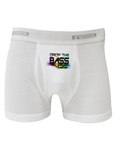 Paint Drop The Bass Boxer Briefs-Boxer Briefs-TooLoud-White-Small-Davson Sales