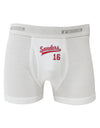 Sanders Jersey 16 Boxer Briefs-Boxer Briefs-TooLoud-White-Small-Davson Sales