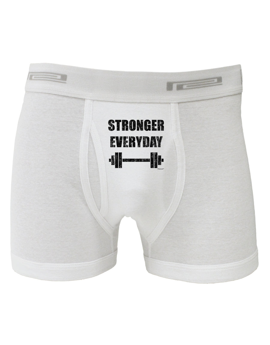 Stronger Everyday Gym Workout Boxer Briefs-Boxer Briefs-TooLoud-White-Small-Davson Sales