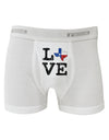 Texas Love Distressed Design Boxer Briefs by TooLoud-Boxer Briefs-TooLoud-White-Small-Davson Sales