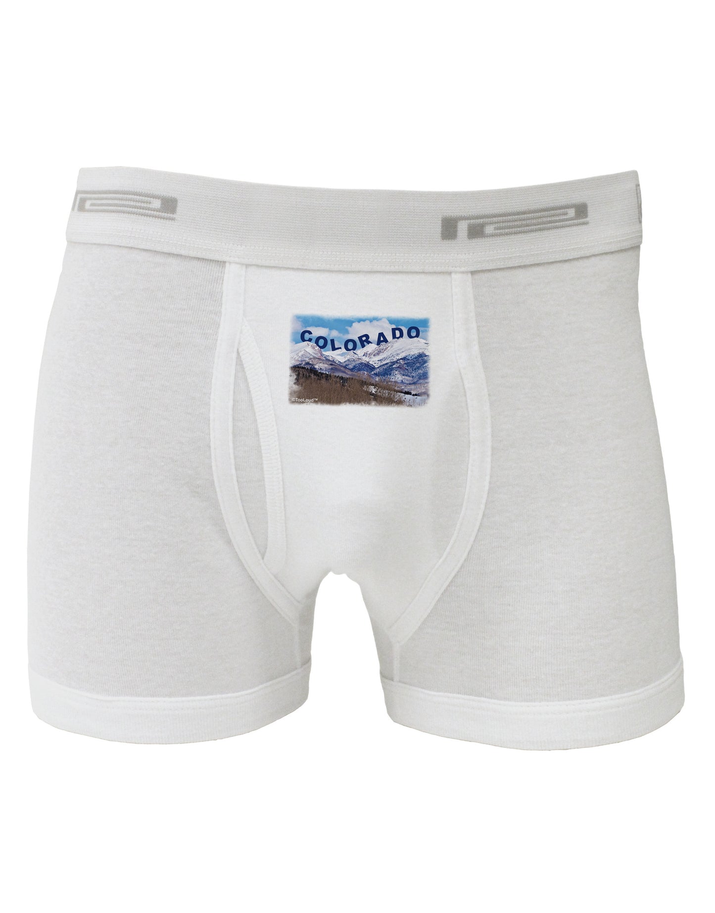Pikes Peak Text Boxer Briefs-Boxer Briefs-TooLoud-White-Small-Davson Sales
