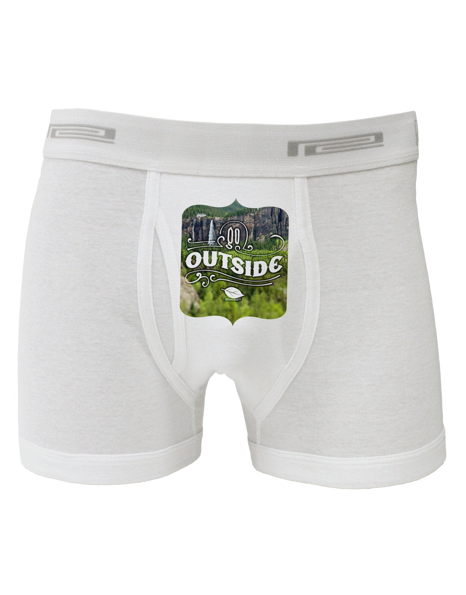 Go Outside - Beautiful Cliffs Boxer Briefs by-Boxer Briefs-TooLoud-White-Small-Davson Sales