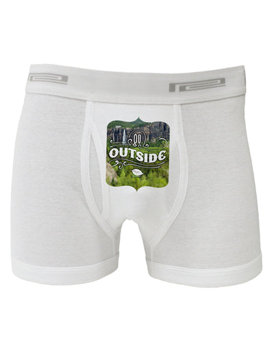 Go Outside - Beautiful Cliffs Boxer Briefs by-Boxer Briefs-TooLoud-White-Small-Davson Sales