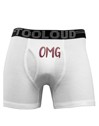 OMG Boxer Briefs by TooLoud-Boxer Briefs-TooLoud-White-Small-Davson Sales