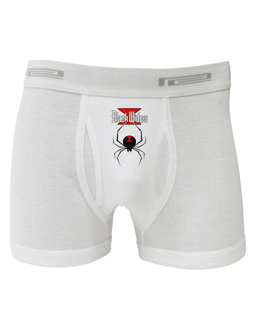 Black Widow Spider Design - Logo Boxer Briefs-Boxer Briefs-TooLoud-White-Small-Davson Sales