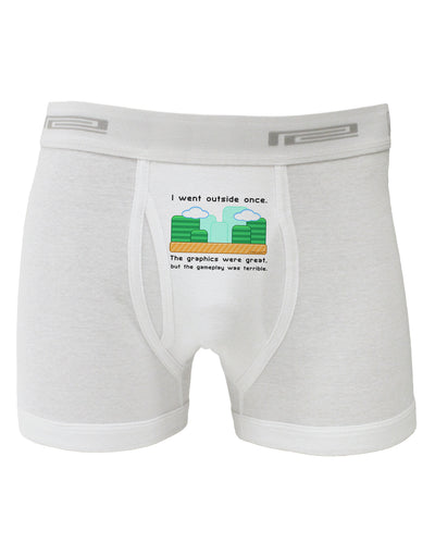 The Gameplay Was Terrible Boxer Briefs-Boxer Briefs-TooLoud-White-Small-Davson Sales