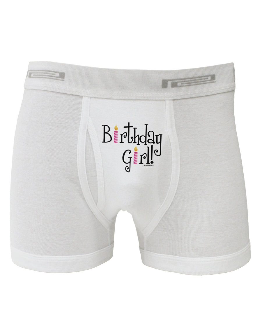 Birthday Girl - Birthday Candles Boxer Briefs by TooLoud-Boxer Briefs-TooLoud-White-Small-Davson Sales