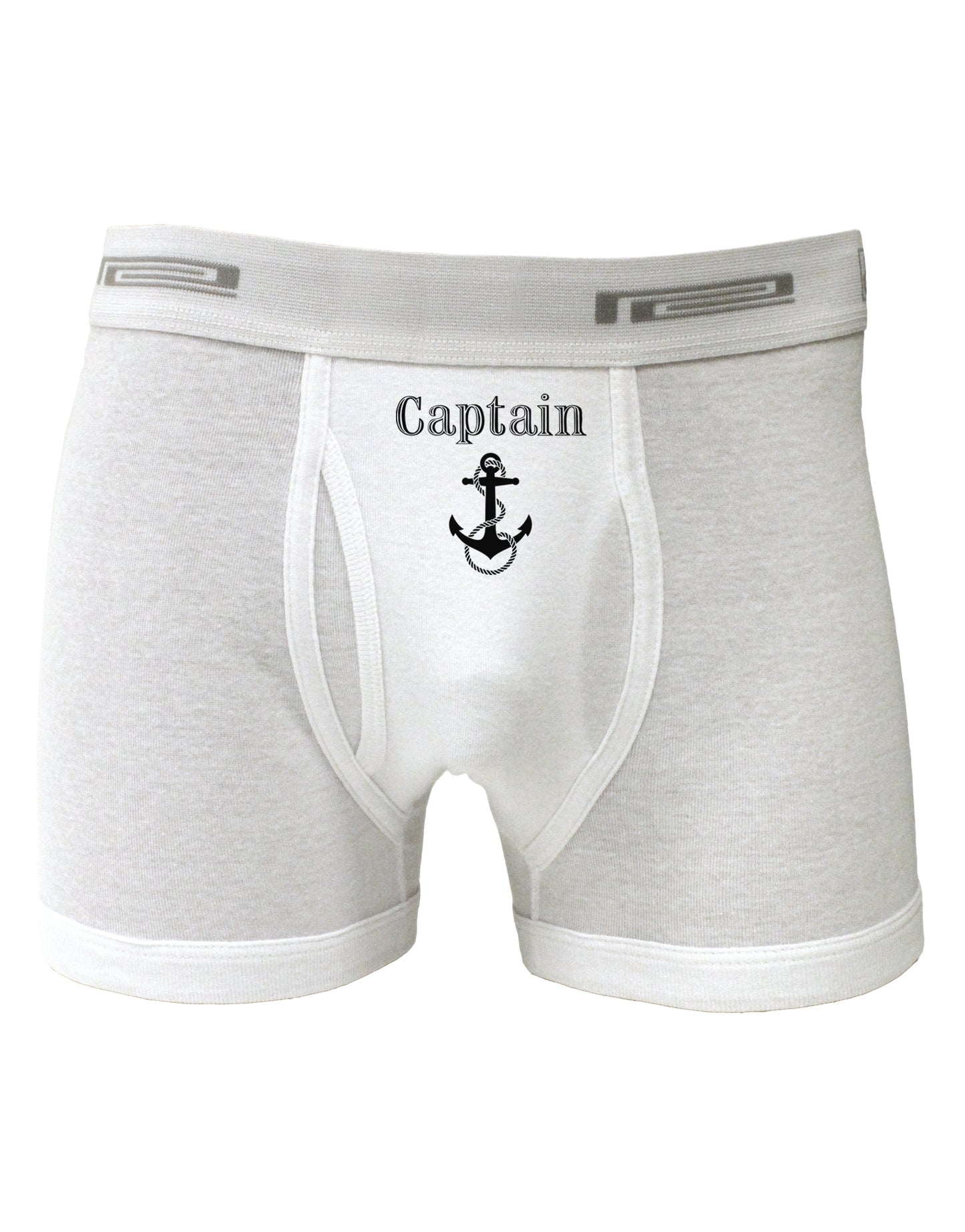Ship Captain Nautical Anchor Boating Boxer Briefs-Boxer Briefs-TooLoud-White-Small-Davson Sales