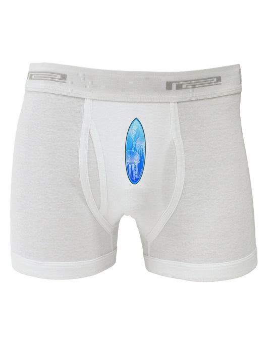 Jellyfish Surfboard Boxer Briefs by TooLoud-Boxer Briefs-TooLoud-White-Small-Davson Sales