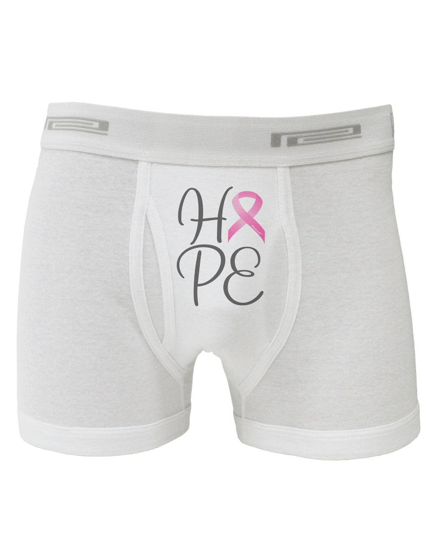 Hope - Breast Cancer Awareness Ribbon Boxer Briefs-Boxer Briefs-TooLoud-White-Small-Davson Sales