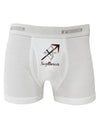 Sagittarius Symbol Boxer Briefs-Boxer Briefs-TooLoud-White-Small-Davson Sales