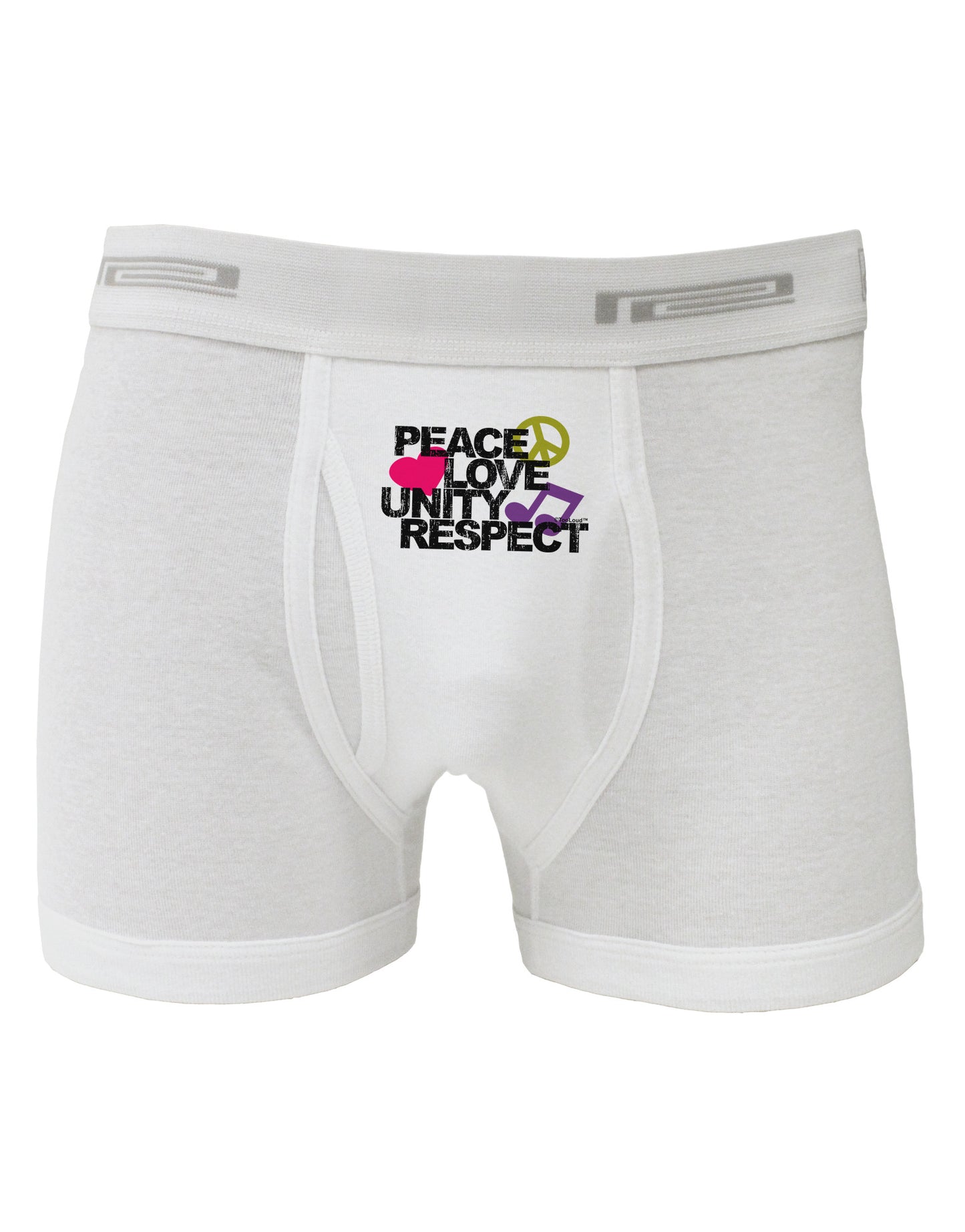 PLUR Distressed Text Boxer Briefs-Boxer Briefs-TooLoud-White-Small-Davson Sales