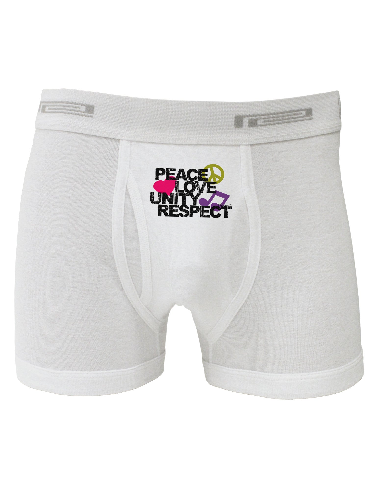 PLUR Distressed Text Boxer Briefs-Boxer Briefs-TooLoud-White-Small-Davson Sales