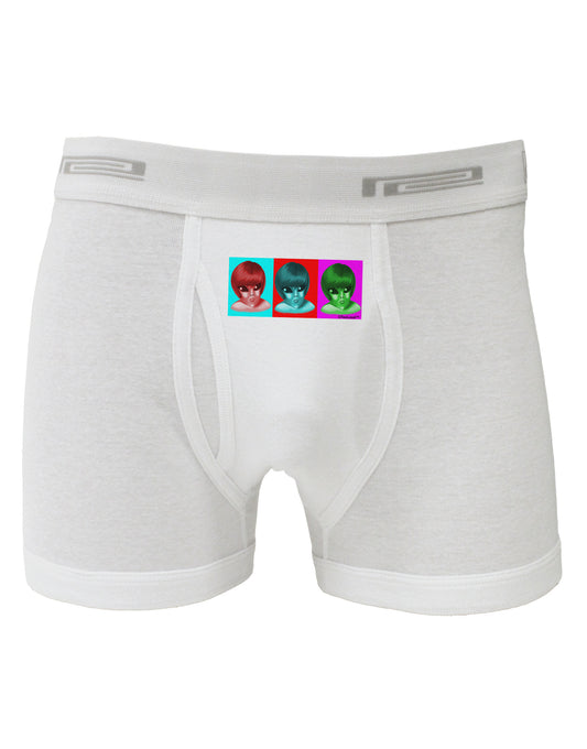 Extraterrestial Pop-art #2 Boxer Briefs by TooLoud-Boxer Briefs-TooLoud-White-Small-Davson Sales