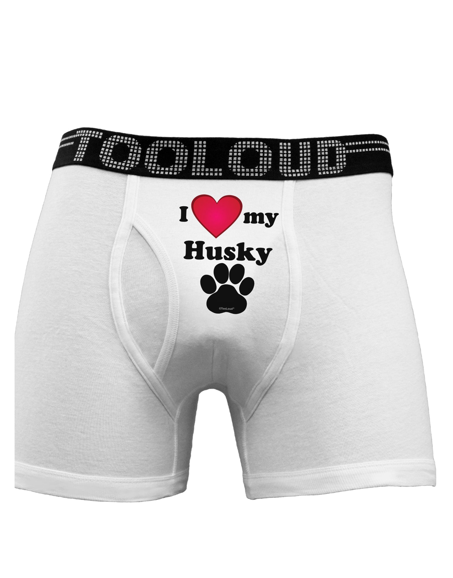I Heart My Husky Boxer Briefs by TooLoud-Boxer Briefs-TooLoud-White-Small-Davson Sales