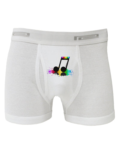 Paint Music Note Boxer Briefs-Boxer Briefs-TooLoud-White-Small-Davson Sales