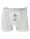 Keep Calm and Love Bees Boxer Briefs-Boxer Briefs-TooLoud-White-Small-Davson Sales