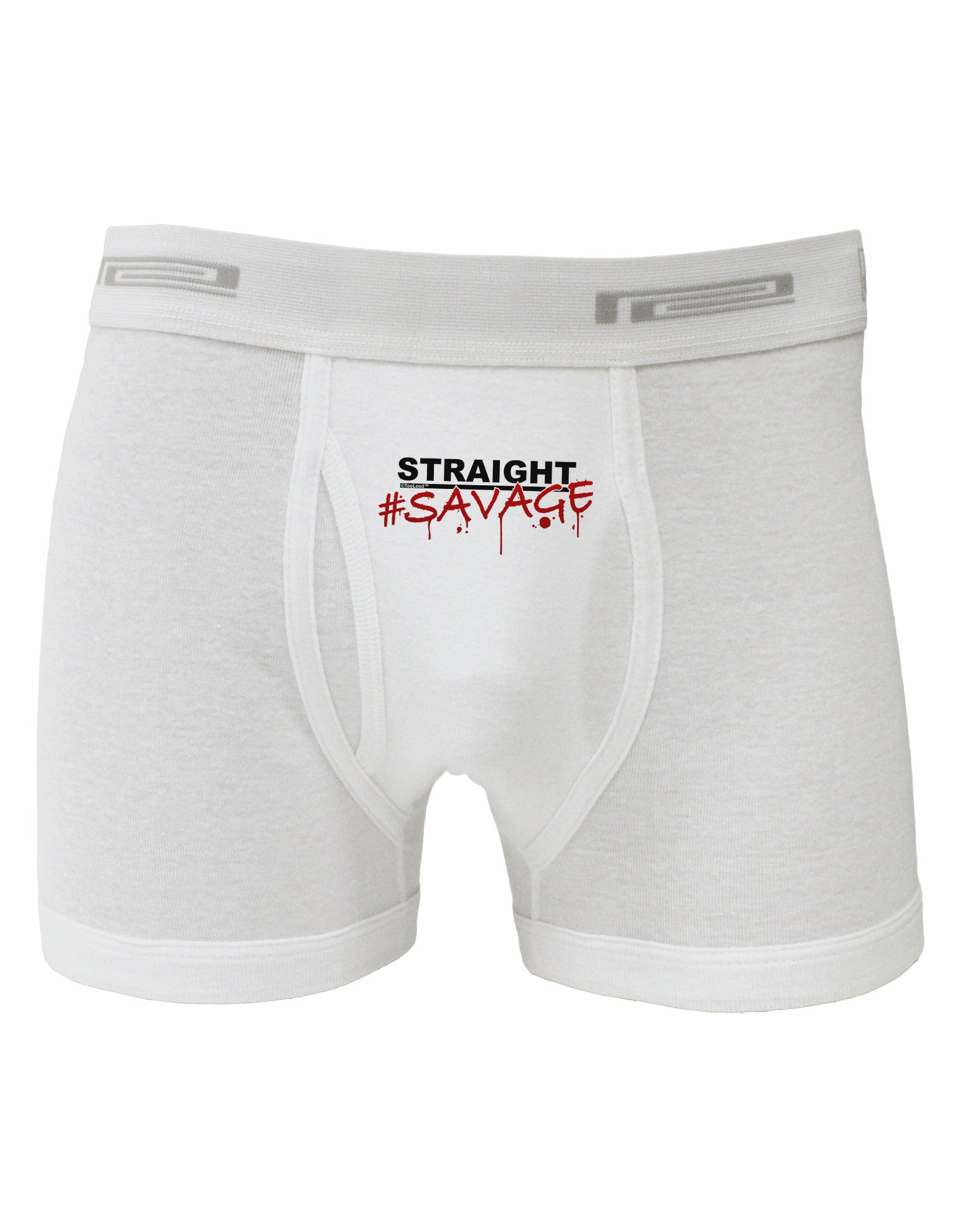 Straight Savage Boxer Briefs-Boxer Briefs-TooLoud-White-Small-Davson Sales