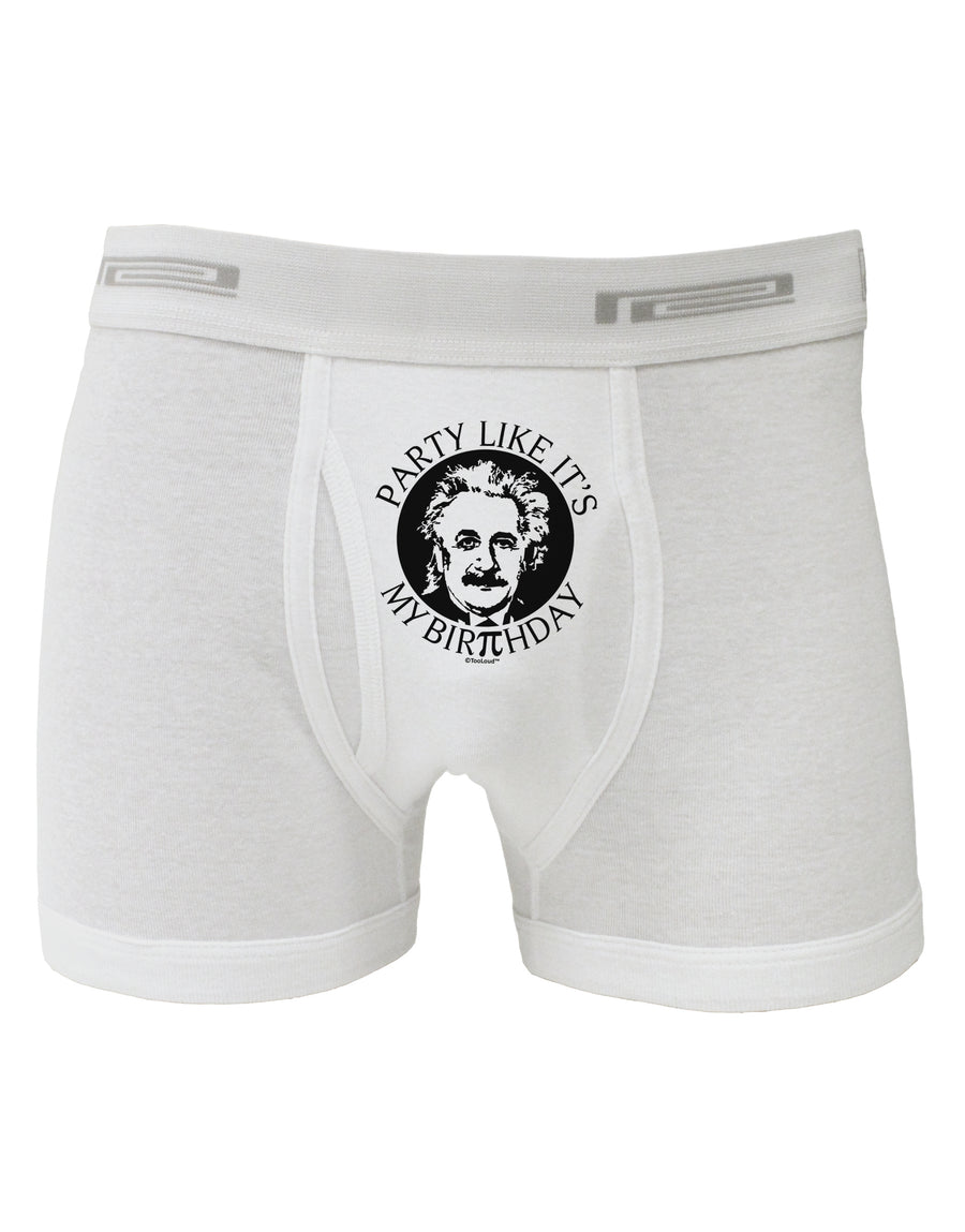 Pi Day - Birthday Design Boxer Briefs by TooLoud-Boxer Briefs-TooLoud-White-Small-Davson Sales