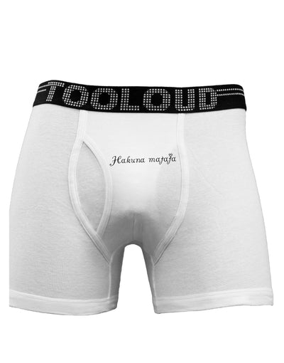 TooLoud Hakuna Matata Boxer Briefs-Boxer Briefs-TooLoud-White-Small-Davson Sales