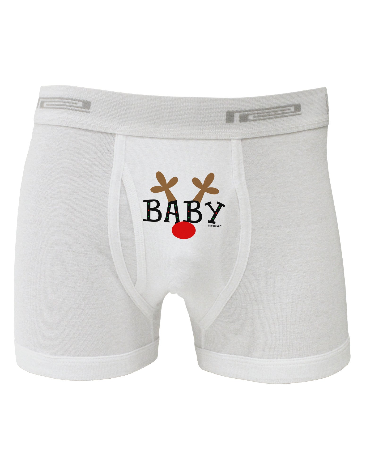 Matching Family Christmas Design Reindeer Baby Boxer Briefs by Too