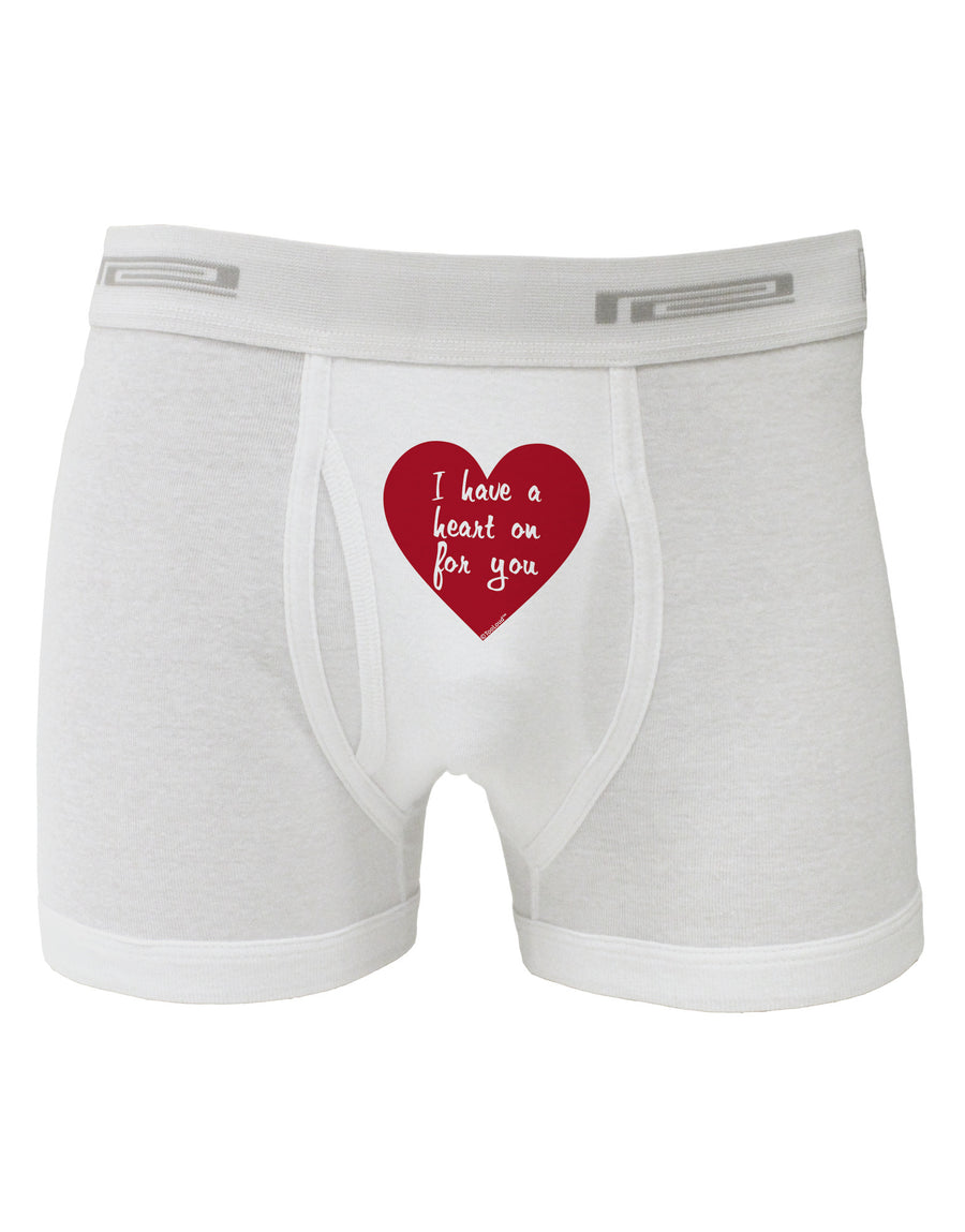 I Have a Heart On For You Boxer Briefs-Boxer Briefs-TooLoud-White-Small-Davson Sales