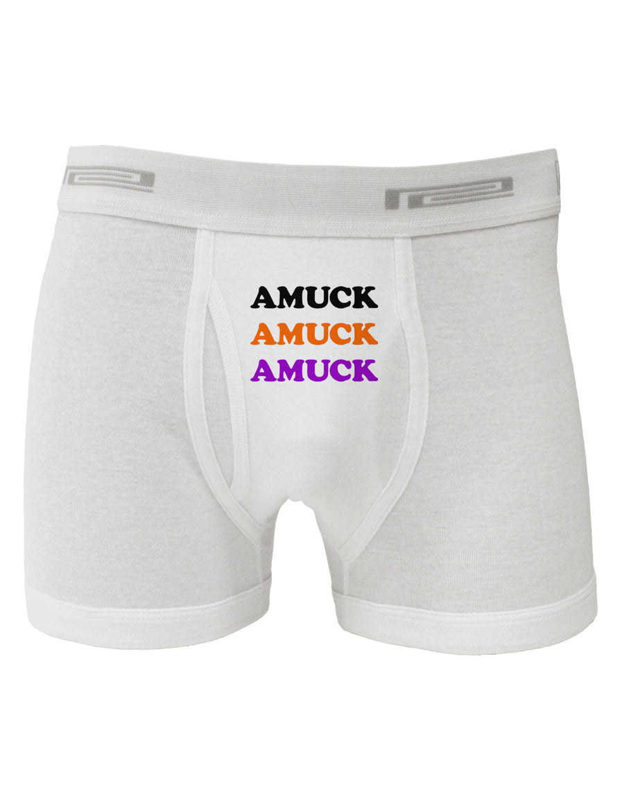 Amuck Amuck Amuck Halloween Boxer Briefs-Boxer Briefs-TooLoud-White-Small-Davson Sales