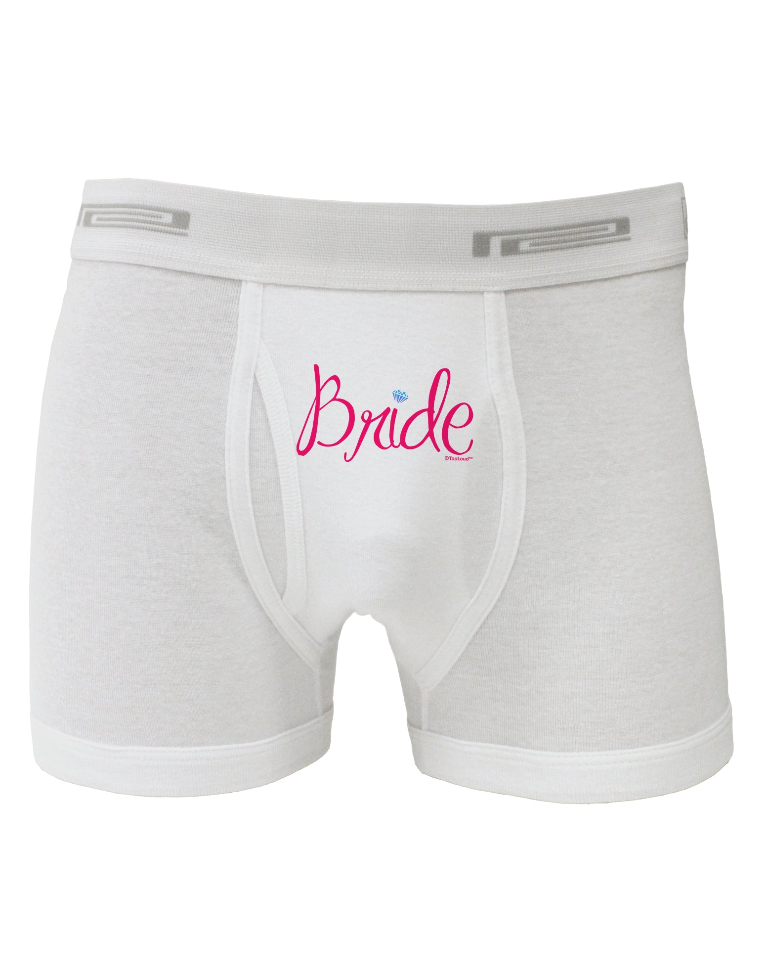 Bride Design - Diamond - Color Boxer Briefs-Boxer Briefs-TooLoud-White-Small-Davson Sales