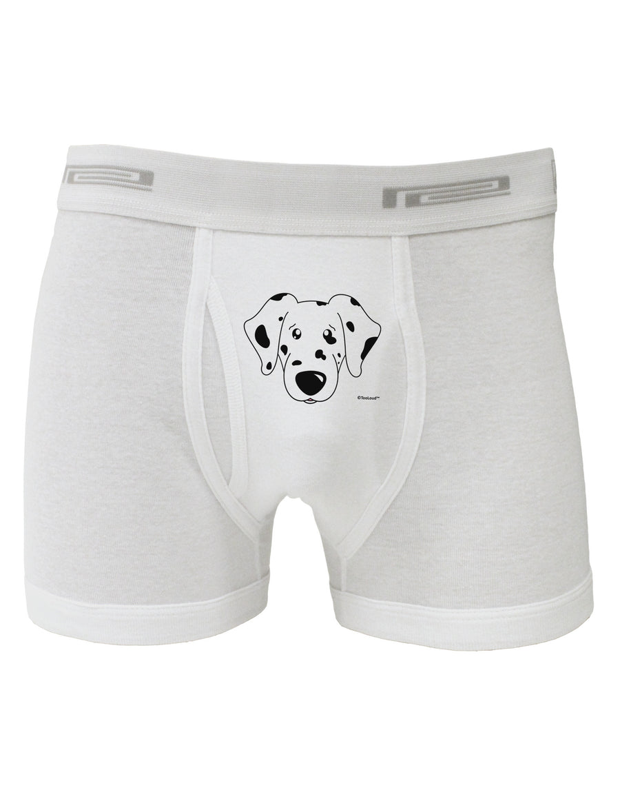 Cute Dalmatian Dog Boxer Briefs by TooLoud-Boxer Briefs-TooLoud-White-Small-Davson Sales