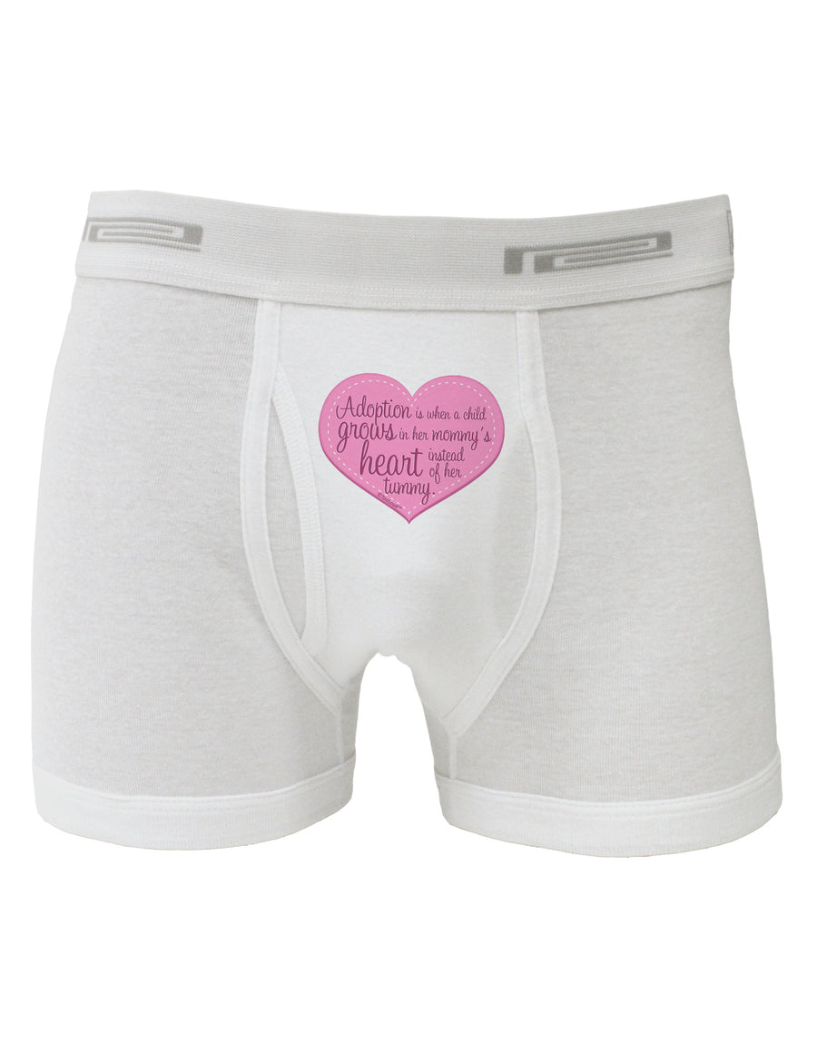 Adoption is When - Mom and Daughter Quote Boxer Briefs by TooLoud-Boxer Briefs-TooLoud-White-Small-Davson Sales